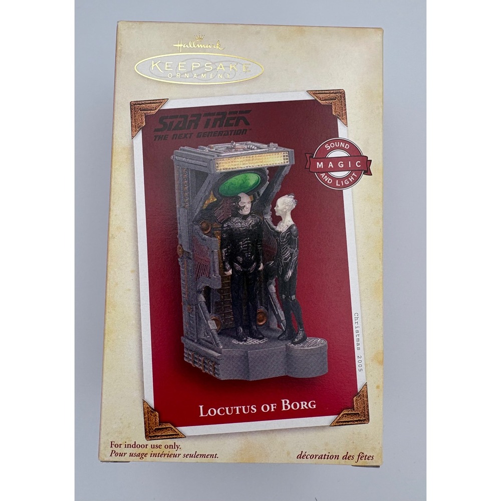 Hallmark Keepsake Star Trek Locutus of Borg Magic Light & Sound Ornament – 2005